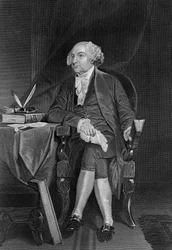 Ritratto di John Adams (1735-1826), politico americano, 2º Presidente degli Stati Uniti dal 1797 al 1801 e primo Vice Presidente dal 1789 al 1797, incisione
