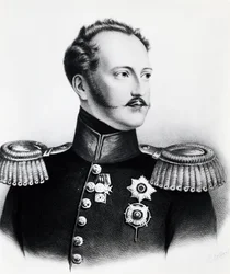 Ritratto di Nicola I Romanov, Zar di Russia, incisione