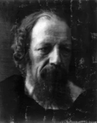 Ritratto del poeta Alfred Lord Tennyson