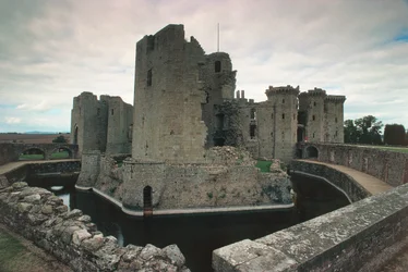 Castello di Raglan, Monmouthshire, Galles del Sud, Regno Unito