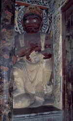 Scultura dal Monastero di Yungang, vicino a Datong, Cina