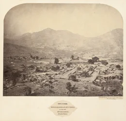 Vedute di Mysore: tempio di Bhoganarasimhaswamis, nella fortezza, Devarayadroog..., 1862-1865