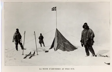 Tenda lasciata al Polo Sud da Roald Amundsen nel 1911, 1912