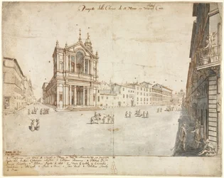 Diciotto vedute di Roma: Santa Maria in Via Lata