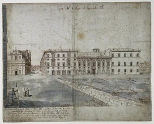 Diciotto vedute di Roma: Il Collegio di Propaganda Fide, 1665