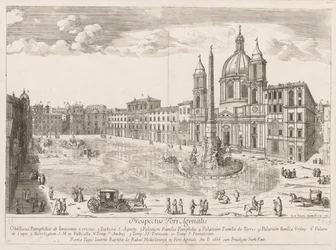 Piazza Navona da Prospectus Locurum Urbis Romae Insignium