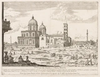 Santa Maria Maggiore da Prospectus Locurum Urbis Romae Insignium, 1666