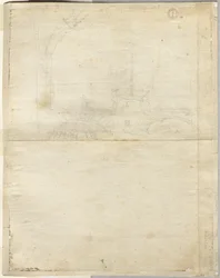 Schizzo per San Giovanni in Laterano verso, 1664