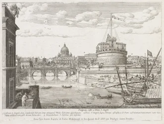 St. Angelo da Prospectus Locurum Urbis Romae Insignium, 1666
