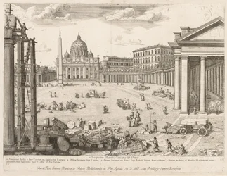 Basilica di San Pietro da Prospectus Locurum Urbis Romae Insignium, 1666