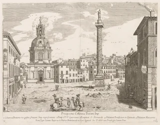 Colonna Traiana da Prospectus Locurum Urbis Romae Insignium