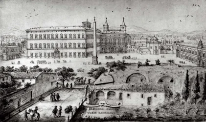 Veduta del Laterano, Roma