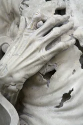 Scorticato, o Lo scheletro (dettaglio)