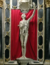 Scorticato, o Lo scheletro, la tomba di René de Chalon, principe d