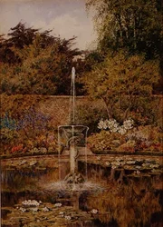 Un vecchio giardino acquatico