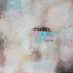 Forme astratte rosa e blu