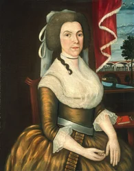 La signora Elizabeth Noyes Denison, 1790 circa (olio su tela)