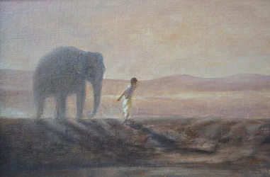 Ragazzo e Elefante
