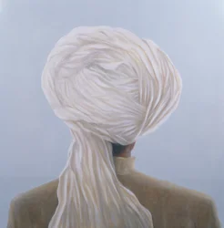 Turbante bianco