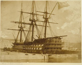 H.M.S. Duke of Wellington a Keyham, Inghilterra.