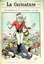 Pionieri della civiltà, John Bull porta pace e civiltà al mondo, copertina della rivista 