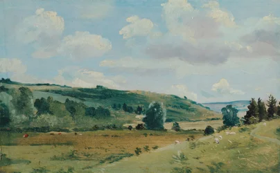 Paesaggio estivo vicino a Dedham, tra il 1849 e il 1855
