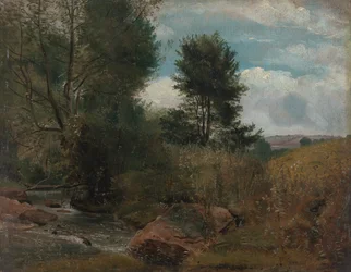 Vista sul fiume Sid, vicino a Sidmouth