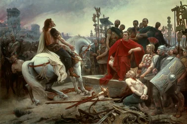 Vercingetorige si arrende a Cesare