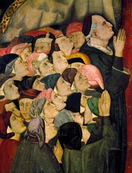 Vergine della Misericordia (dettaglio), c.1320