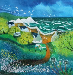 Stormy Washday, 2021 (acrilici su lino)