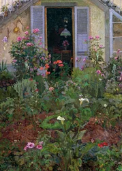 Trittico o Giardino in fiore