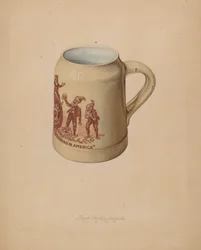 Boccale di terracotta per birra