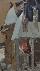Il copista. Ex libris di Robert Forrer, 1890