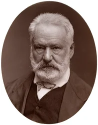 Victor Hugo, poeta, drammaturgo e romanziere francese, 1877