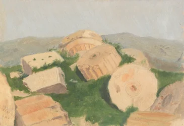 Colonna spezzata, Partenone, 1869