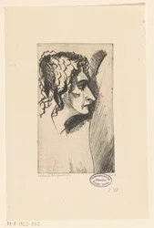 Testa di una donna