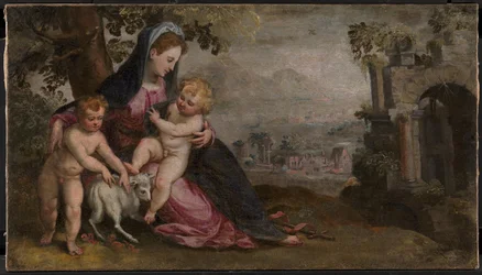 Maria con Gesù e Giovanni