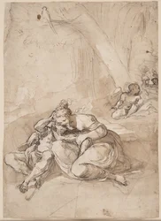 Armida incanta Rinaldo nel giardino incantato? (Scena da Gerusalemme Liberata di Torquato Tasso)