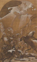La conversione di San Paolo, ca. 1587-89