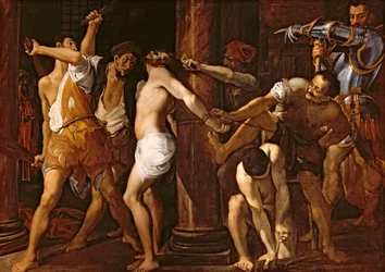 La flagellazione di Cristo, 1586-87