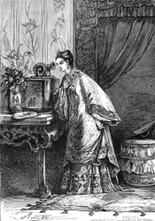 Disegno di Leon Benett, dal libro di Jules Verne 