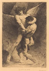 La lotta di Giacobbe (Giacobbe che lotta con l