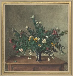Bouquet di piccoli crisantemi, 1862