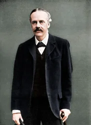 Arthur James Balfour, 1° conte di Balfour, statista e primo ministro britannico, 1912