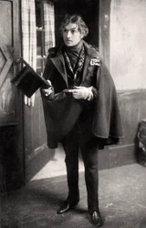 John Martin-Harvey, attore inglese, inizio XX secolo