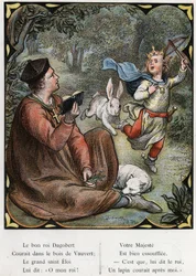 Illustrazione di Lorenz Frølich (1820-1908) per la canzone popolare 