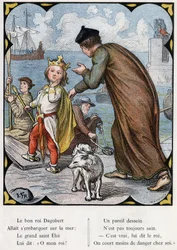 Illustrazione di Lorenz Frolich (1820-1908) per la canzone popolare 