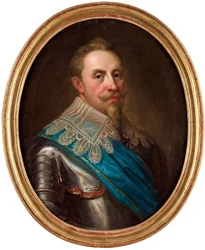 Ritratto di Gustavo II Adolfo di Svezia (detto il Grande o il leone del Nord)