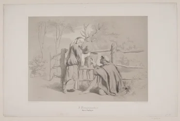 Nel Palazzo Reale, pag. 65, illustrazione per "La fuga del cervo" di Christian Winther