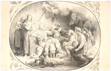 Illustrazione per il capitolo "Il seguito torna a casa"